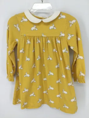 Baby Boden Child Size 12-18 Months Yellow Easter Dress