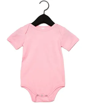 100B - Bella   Canvas Infant Jersey Short-Sleeve One-Piece | Pink