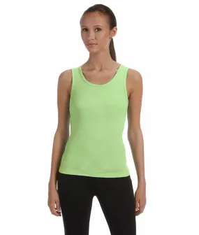 1080 Bella   Canvas Ladies' Stretch Rib Tank Top | Lime Wedge