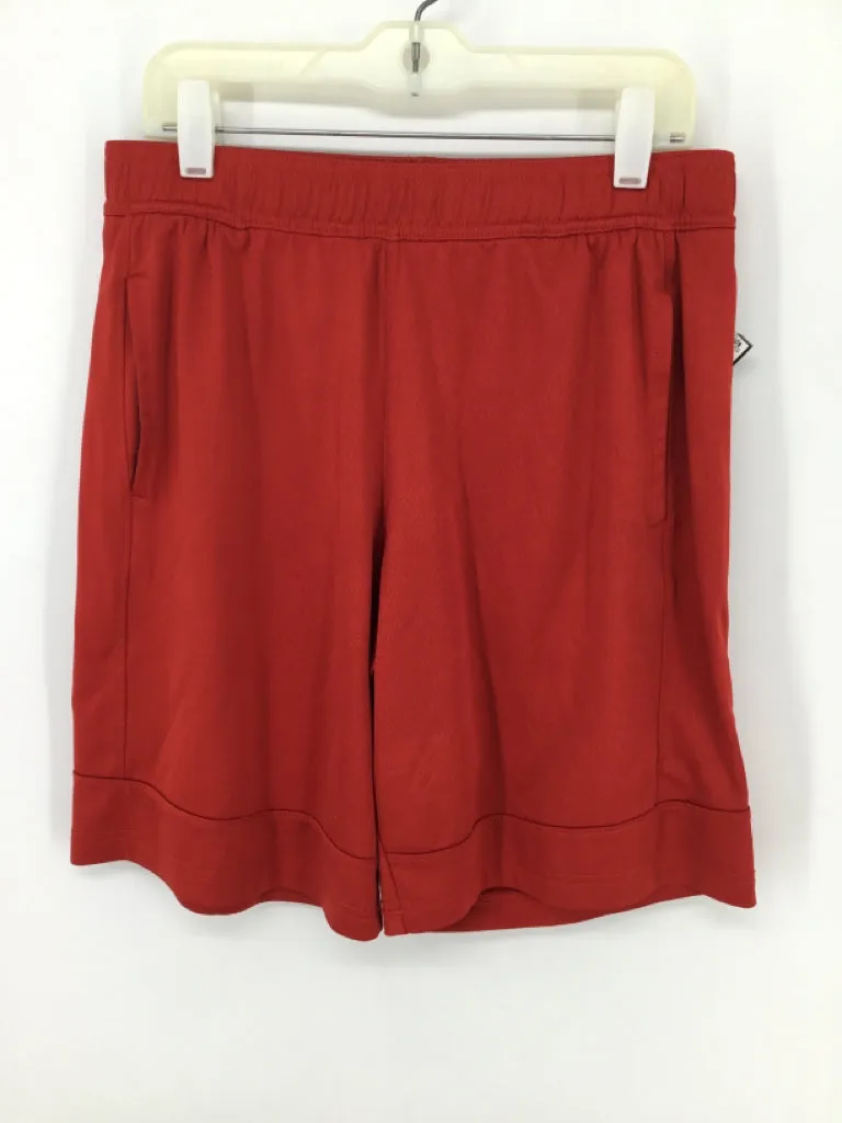 All In Motion Child Size 12 Red Solid Shorts - boys