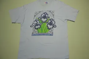 American Iris Society Portland Oregon 1994 Vintage Flower T--Shirt