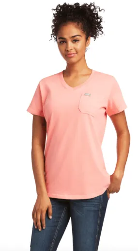 Ariat Women's Rebar Summer Melon Tee 10039432