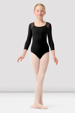 Bloch Dara 3/4 Sleeve Leotard - Black