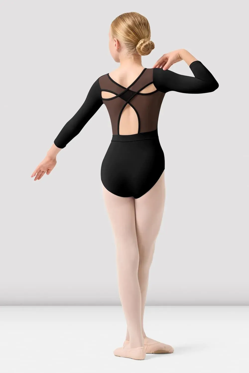 Bloch Dara 3/4 Sleeve Leotard - Black