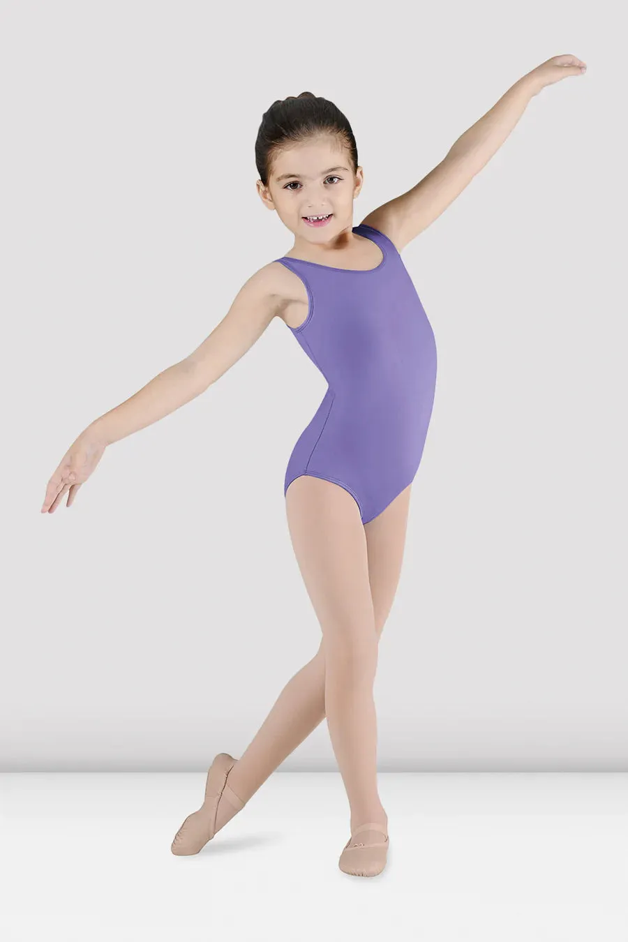 Bloch Girls Dynamic Tank Leotard - Lavender