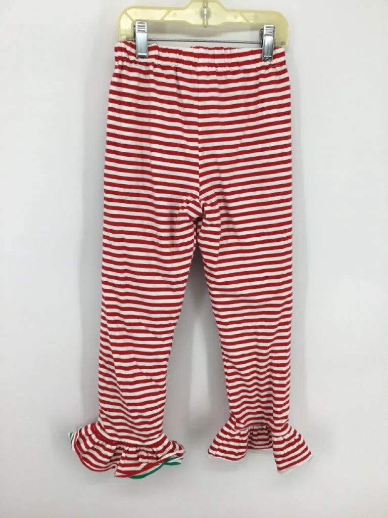 brandless Child Size 7 Red Christmas Pants