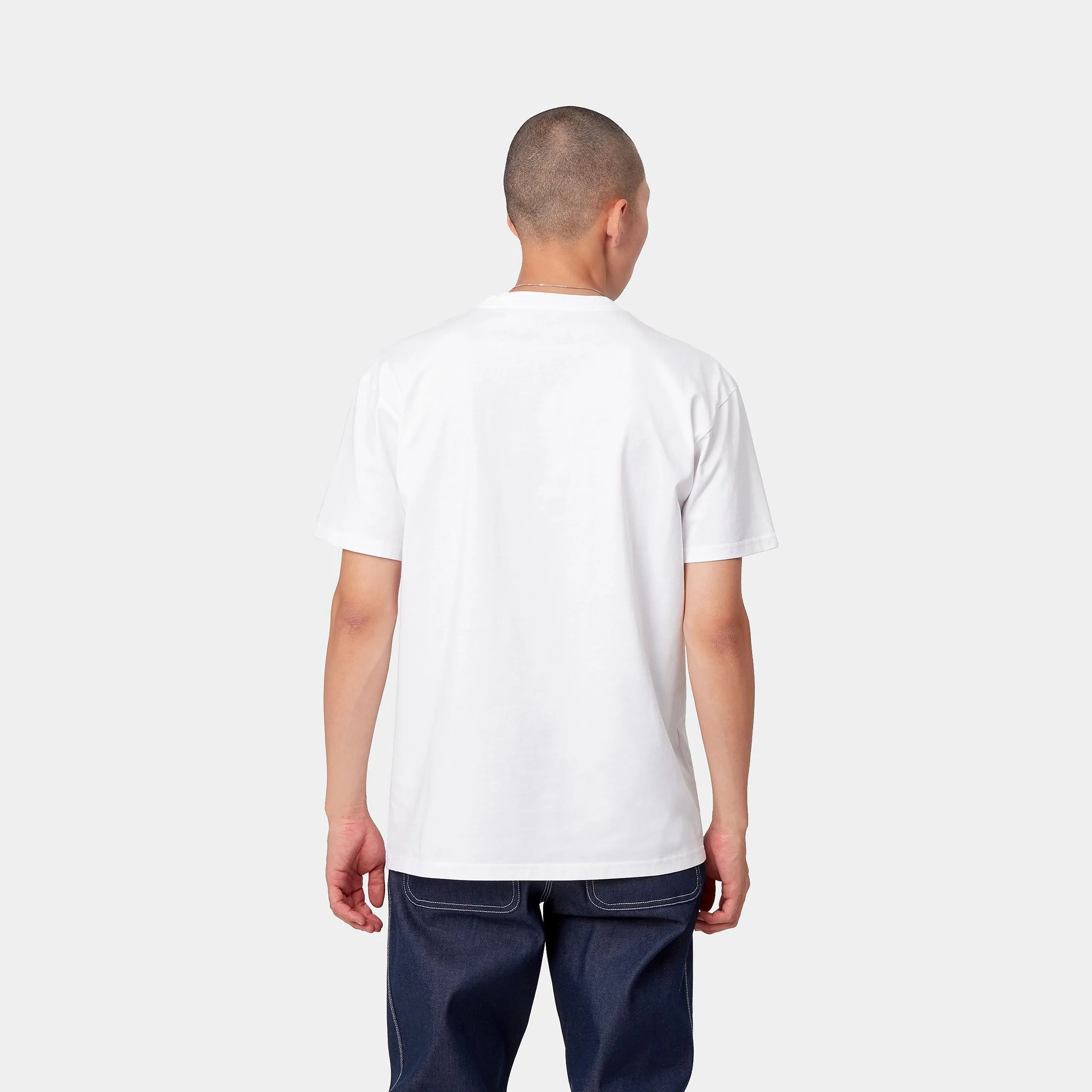 Carhartt S/S Chase T-Shirt White / Gold