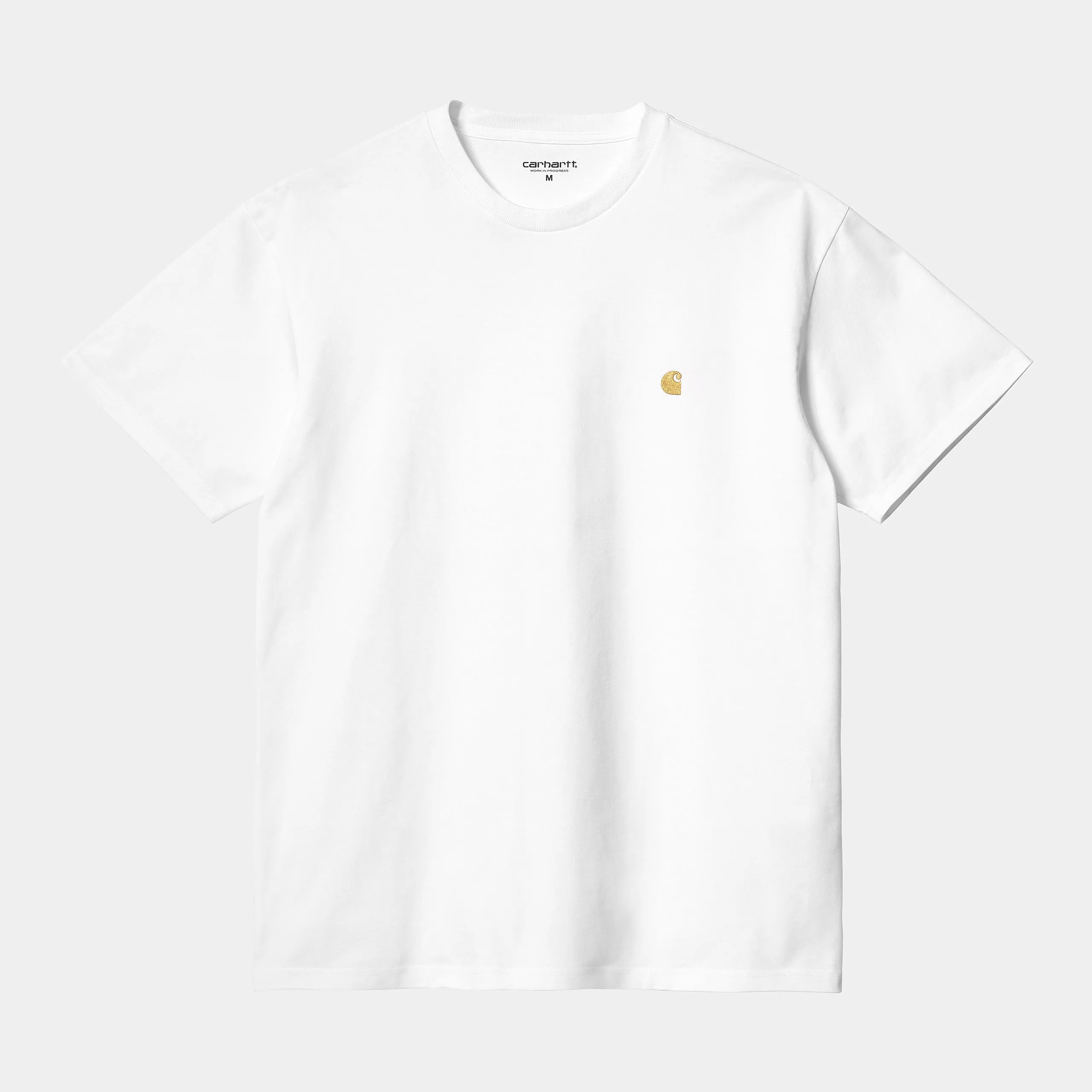 Carhartt S/S Chase T-Shirt White / Gold