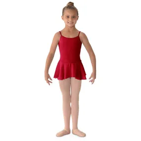 Child Basic Camisole Dance Dress - Garnet