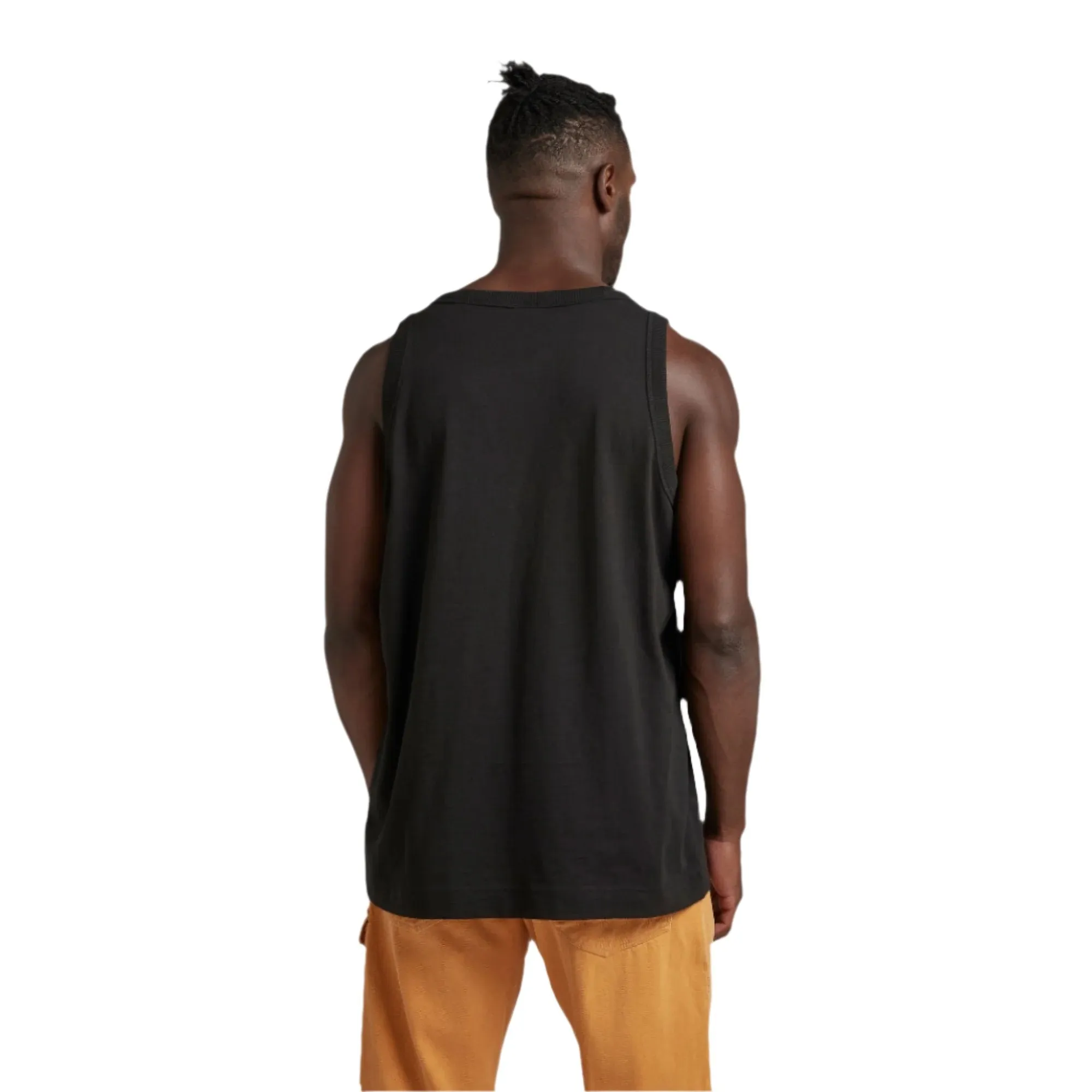 Dark Black Essential Loose Tank Top T-Shirt