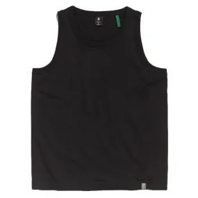 Dark Black Essential Loose Tank Top T-Shirt