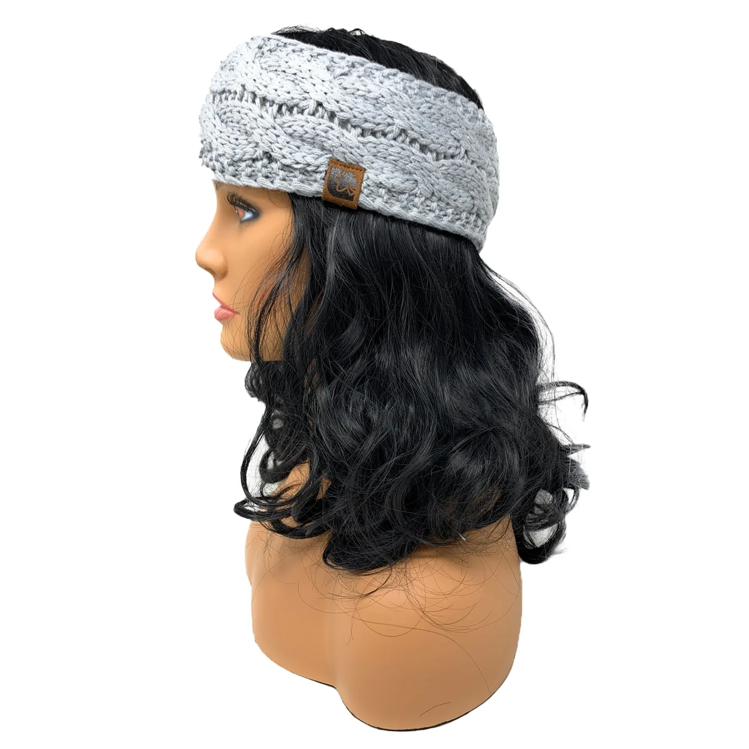 Empire Cove Reversible Headband Beanie Womens Winter Warm Solid Cable Knit