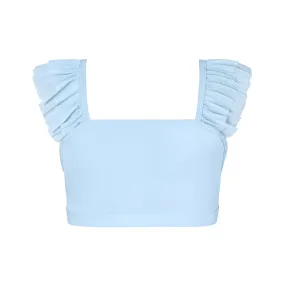 Energetiks Ruby Mesh Crop | Baby Blue (Child)