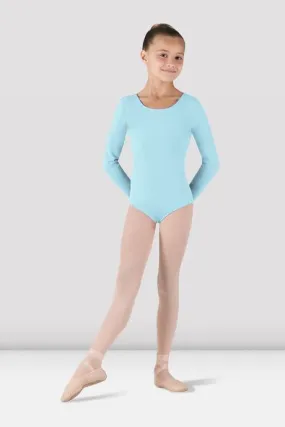 Girls Basic Long Sleeve Leotard (CL5409)