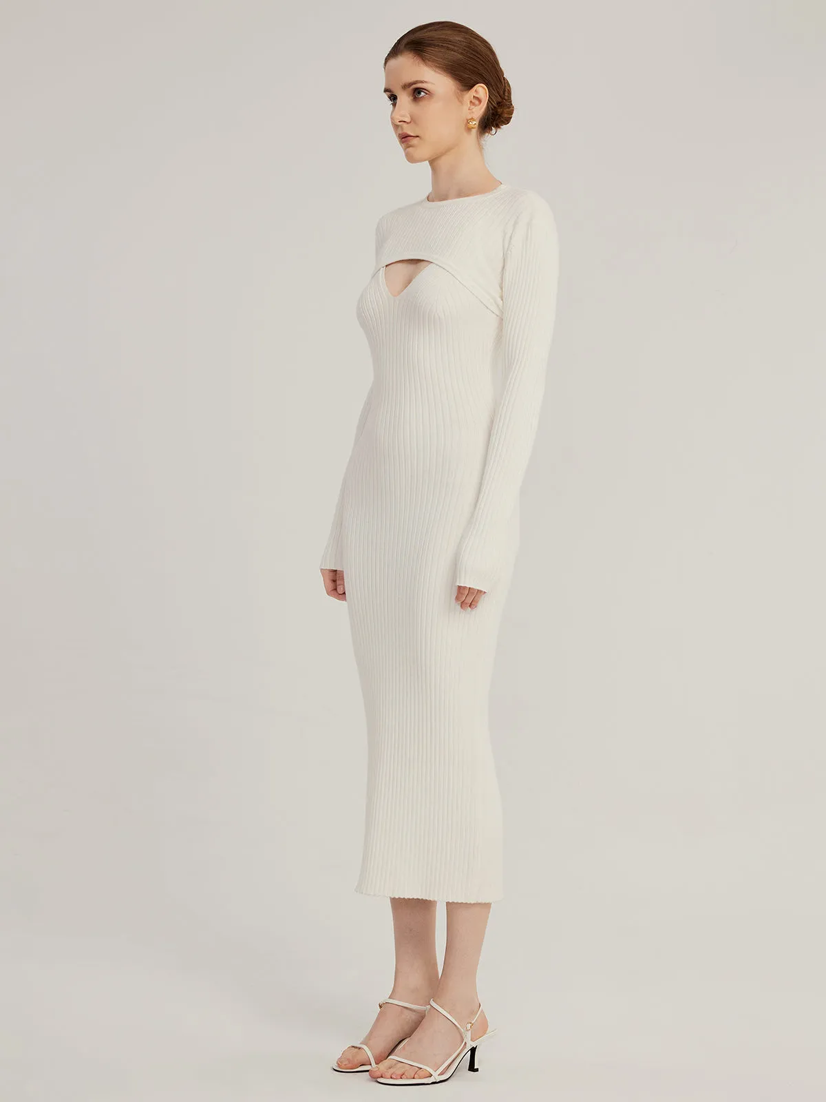 Hollow Knitted Dress