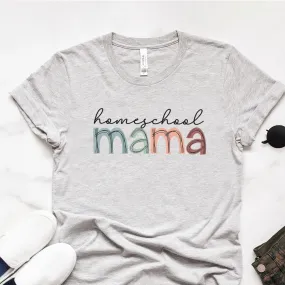 Homeschool Mama Pastel Tee