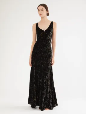 Indian Vera velvet long dress