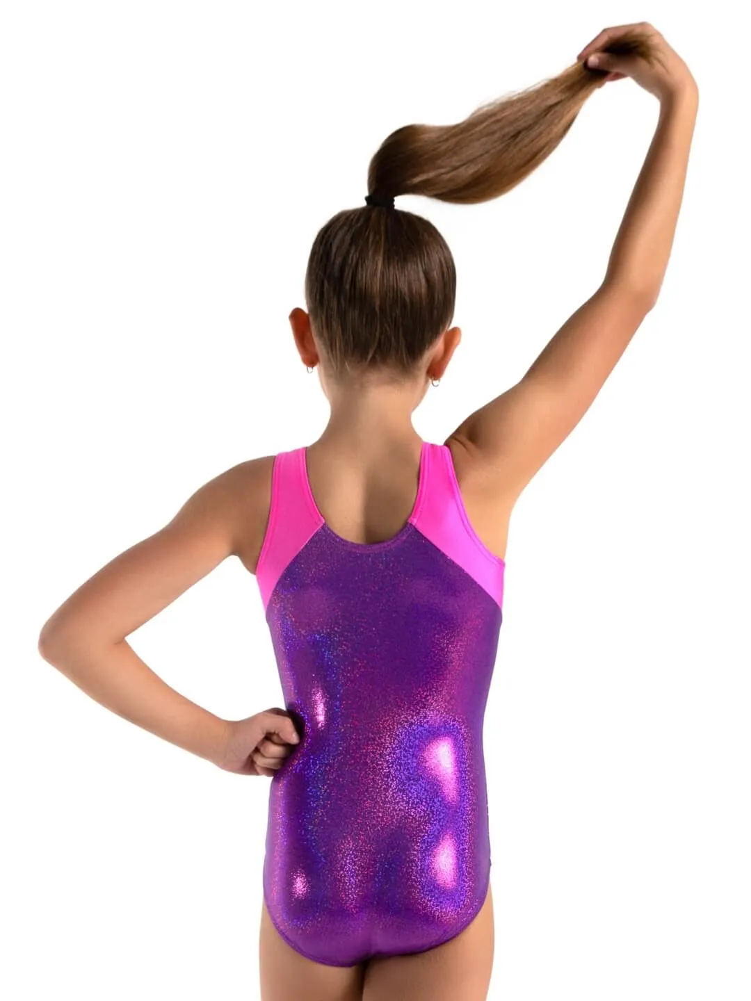 Level Up 3 Panel Tank Leotard - Girls 12028C