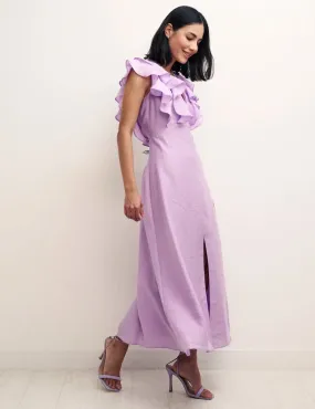 Nobody's Child Lilac Midi Dress