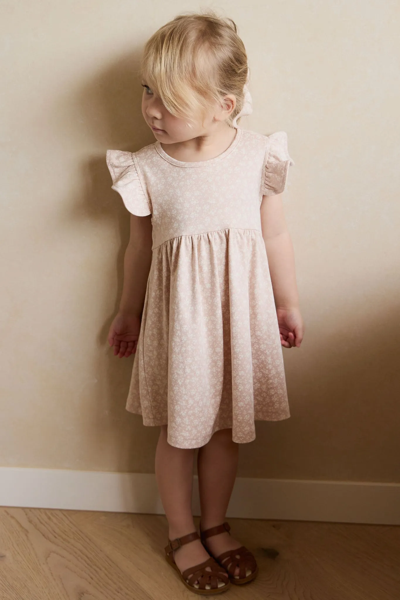 Organic Cotton Ada Dress - Rosalie Field Rose