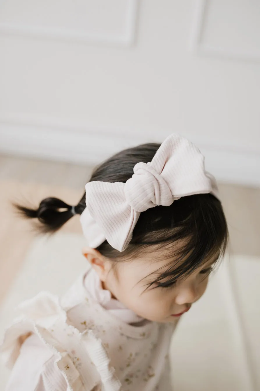 Organic Cotton Lilian Headband - Sweet Pink