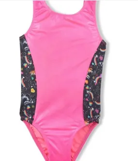 Perfect Fit Diva Pink Metallic Husky Leotard