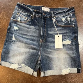 RISEN Plus Straight Denim Short