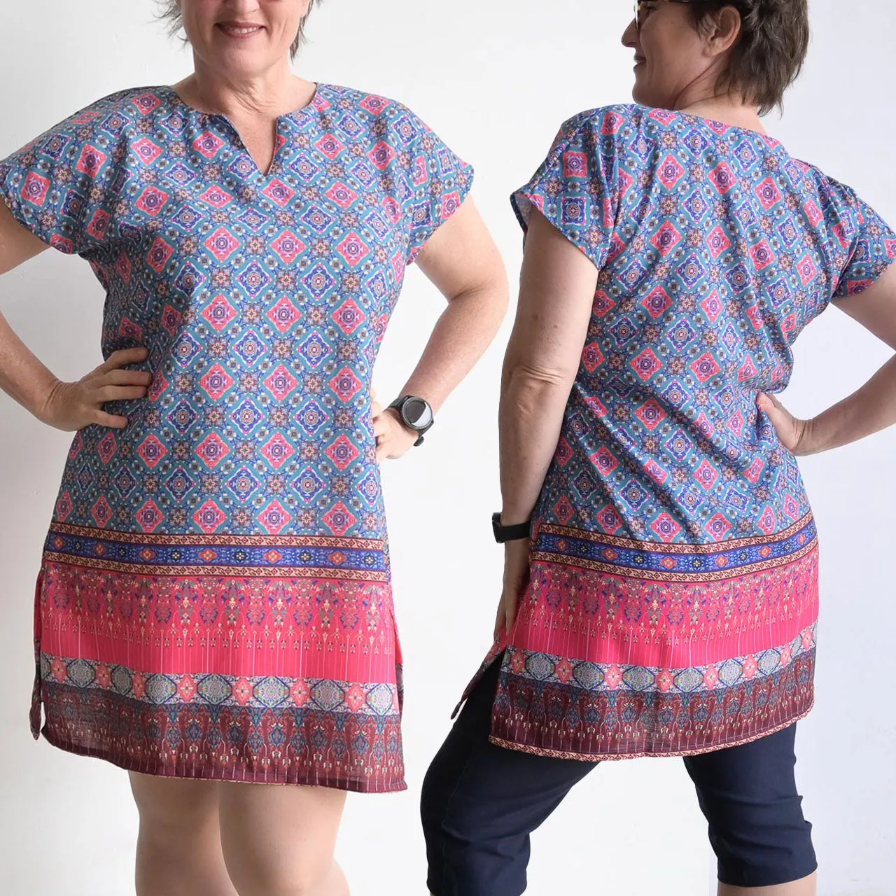 Sari Tunic Dress - Mai Thai Print