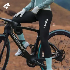 Women's Autumn And Winter Fleece Warm High Waist Cycling Pants