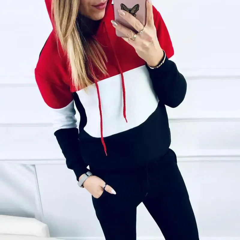 Women's Hooded Suit Tracksuit Two-piece